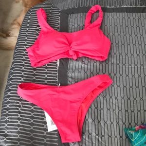 hot pink bikini